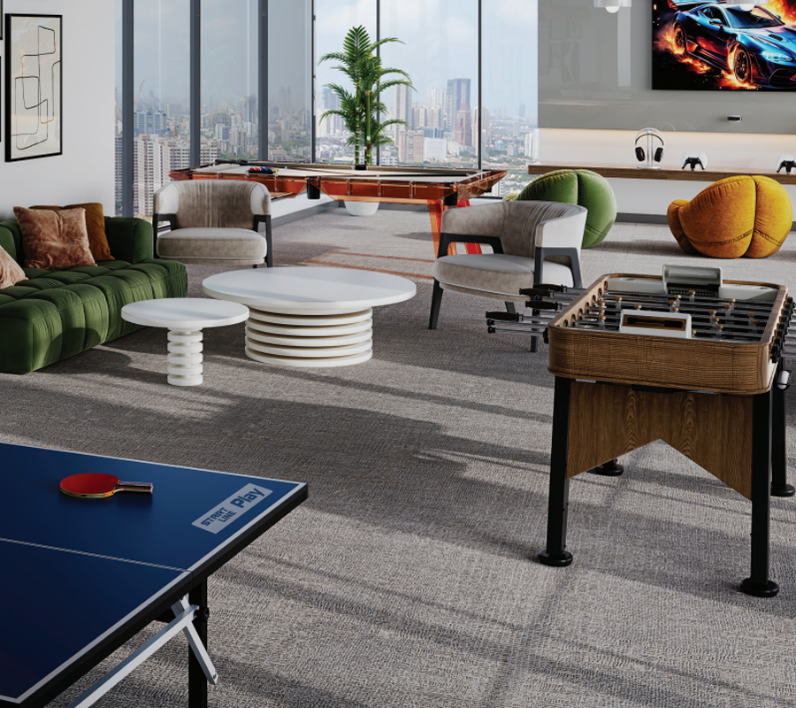 indoor games room at EKYA, a Sejal StarOm project in Malad West Mumbai